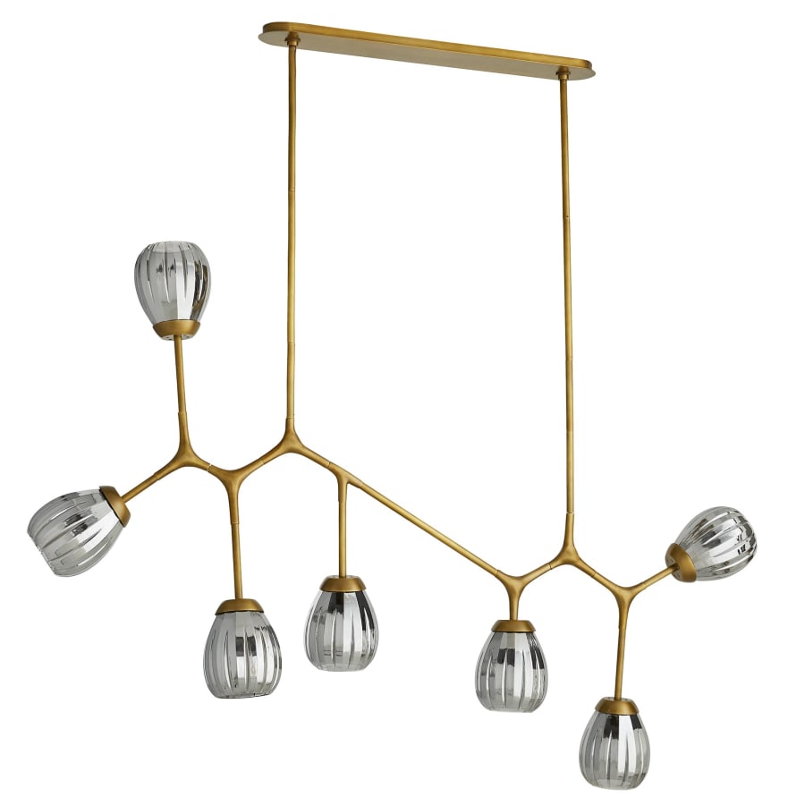 Arteriors Smyth 7 Light 66" Wide Linear Chandelier