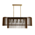 Arteriors Valencia 5 Light 49" Wide Linear Chandelier