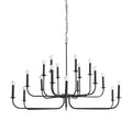 Arteriors Breck 18 Light 48" Wide Taper Candle Chandelier