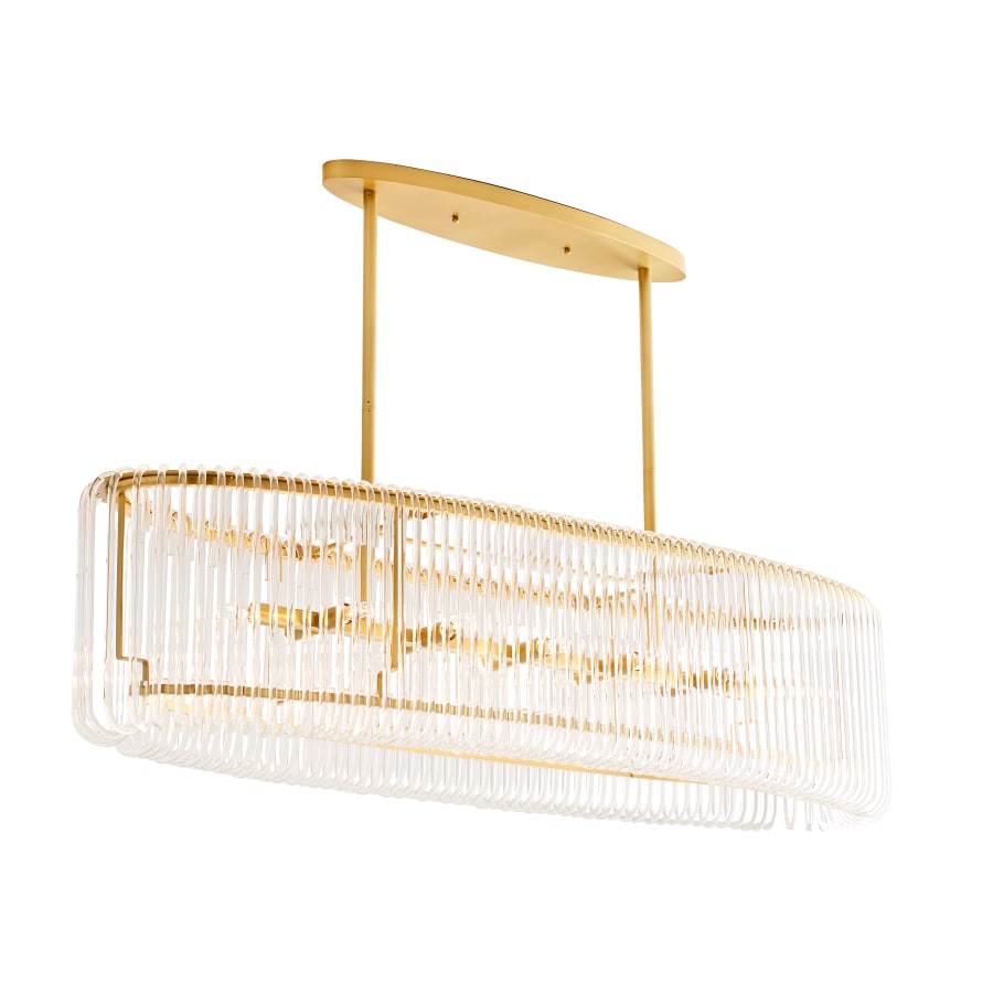 Arteriors Chandler 12 Light 51" Wide Linear Chandelier