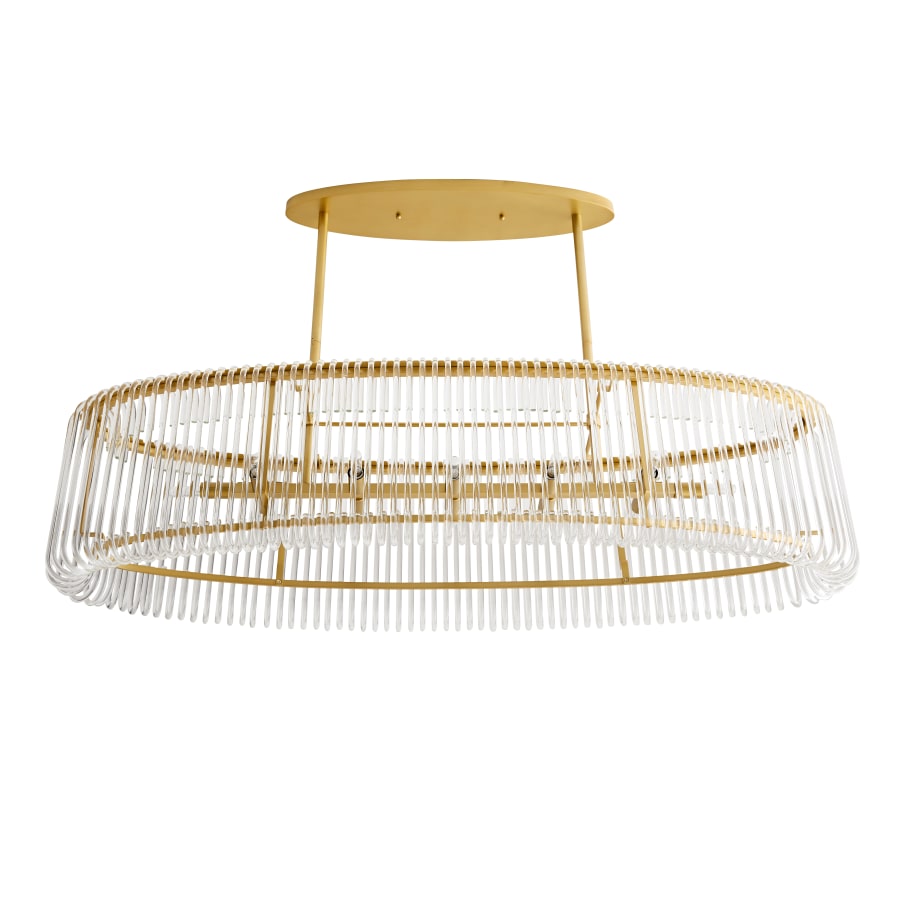 Arteriors Chandler 12 Light 51" Wide Linear Chandelier