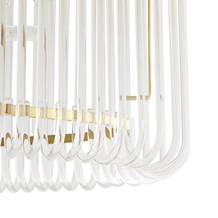 Arteriors Chandler 12 Light 51" Wide Linear Chandelier
