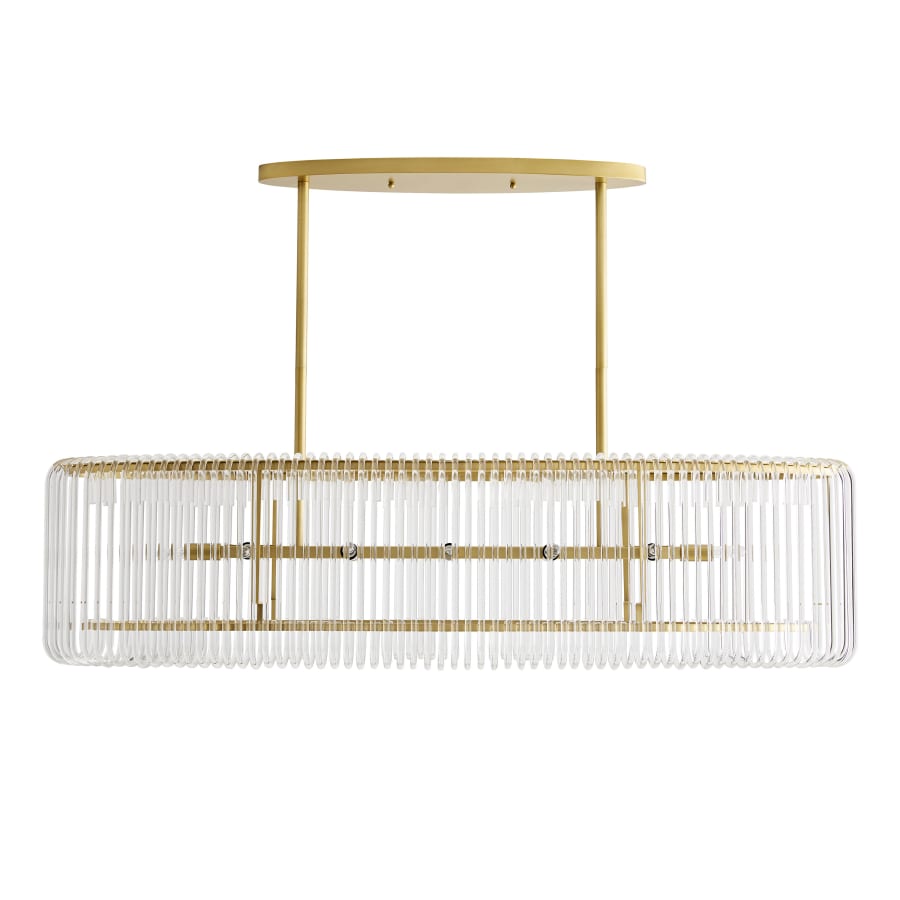 Arteriors Chandler 12 Light 51" Wide Linear Chandelier