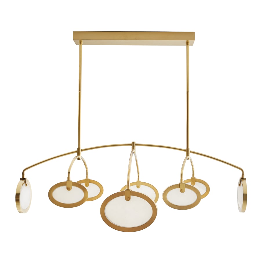 Arteriors Rosabel 56" Wide LED Commercial Abstract Chandelier
