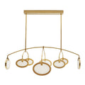 Arteriors Rosabel 56" Wide LED Commercial Abstract Chandelier