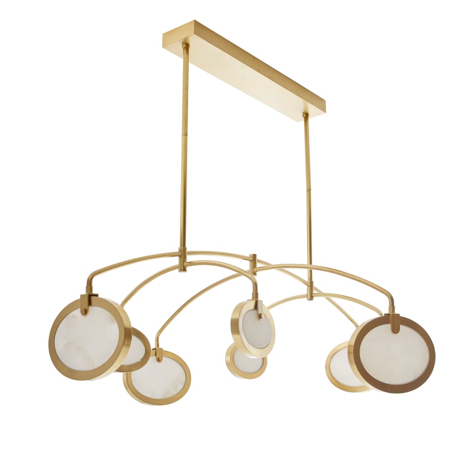 Arteriors Rosabel 56" Wide LED Commercial Abstract Chandelier