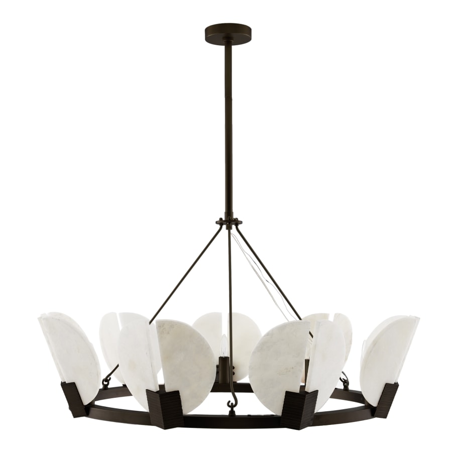 Arteriors Sierra 9 Light 40" Wide Commercial Ring Chandelier - English Bronze