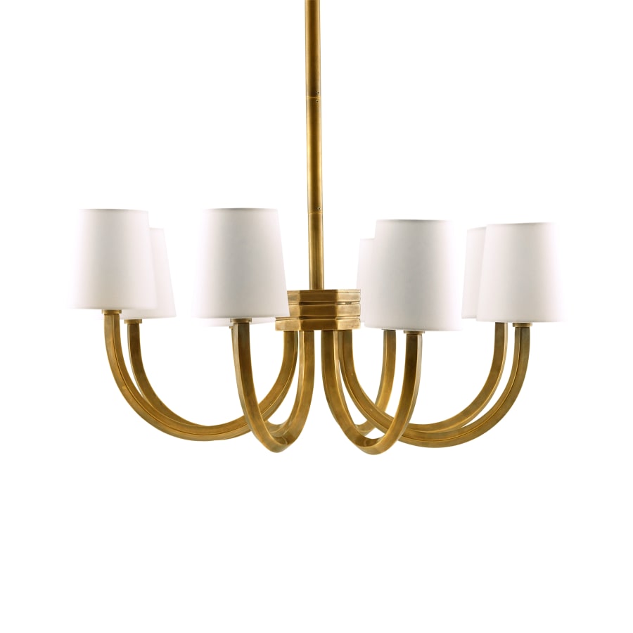 Arteriors Gaetano 8 Light 27" Wide Chandelier