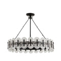 Arteriors Rondelle 8 Light 31" Wide Drum Chandelier