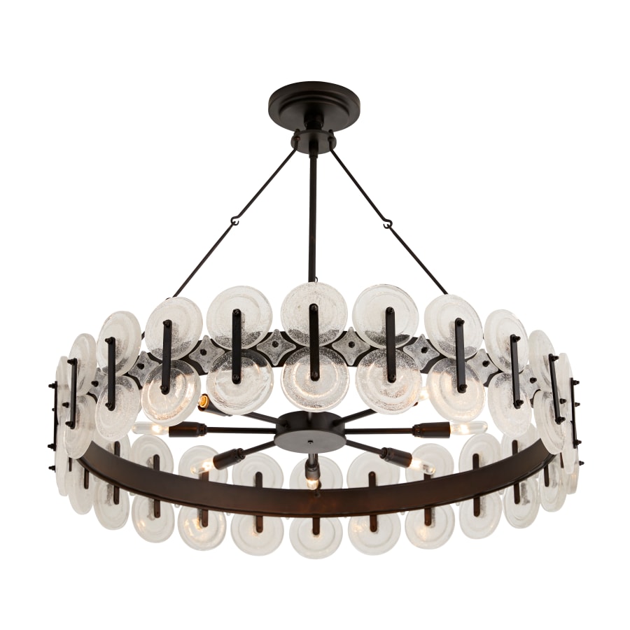 Arteriors Rondelle 8 Light 31" Wide Drum Chandelier