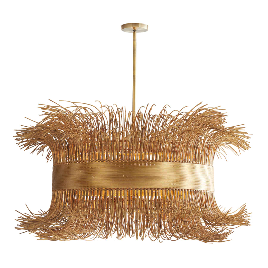 Arteriors Filamento 6 Light 42" Wide Abstract Drum Chandelier