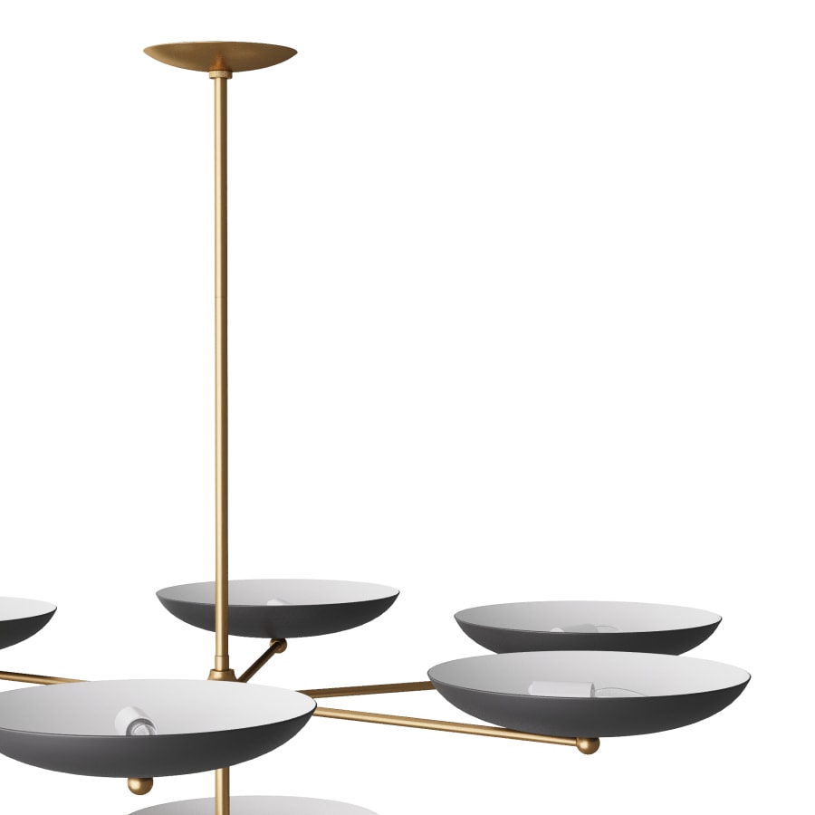 Arteriors Griffith 9 Light 52" Wide Chandelier