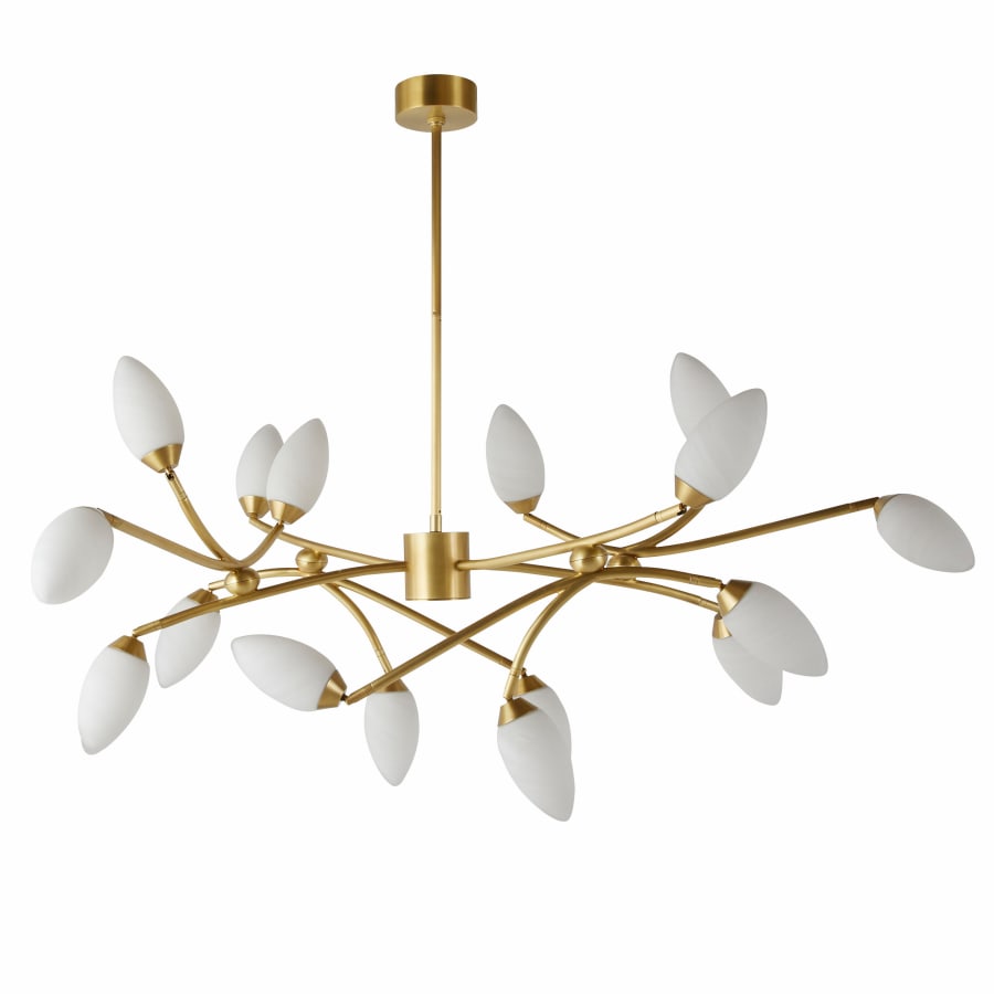 Arteriors Ember 16 Light 34" Wide Candle Style Chandelier