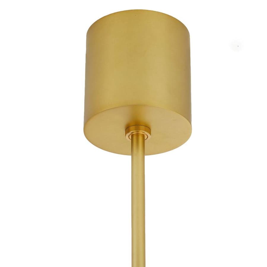 Arteriors Hockless 6 Light 52" Wide Chandelier with Seedy Glass Shades