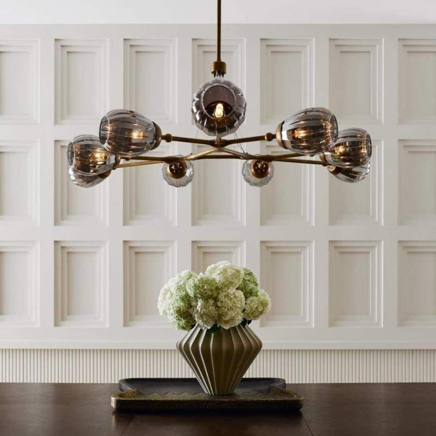 Arteriors Smyth 9 Light 54" Wide Chandelier