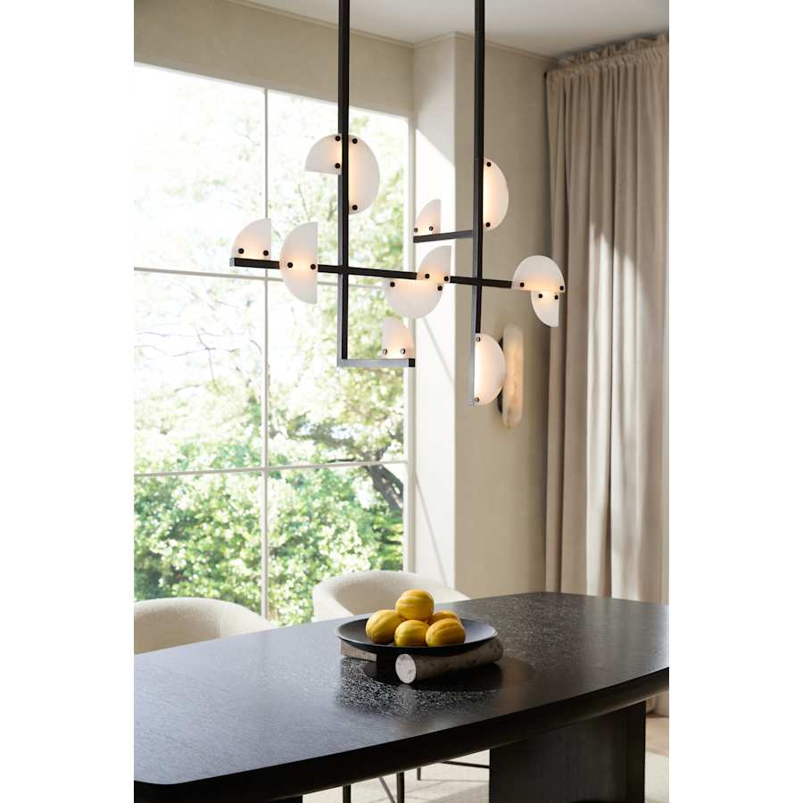 Arteriors Nova Chandelier 40" Wide Abstract Chandelier
