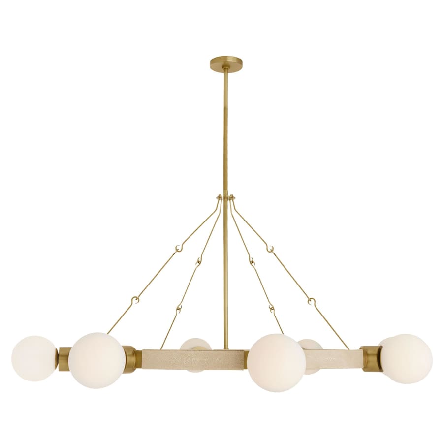 Arteriors Liberty Chandelier 8 Light 56" Wide Ring Chandelier