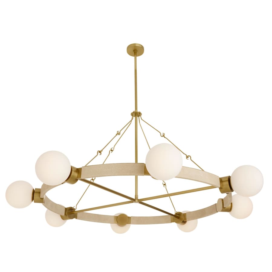 Arteriors Liberty Chandelier 8 Light 56" Wide Ring Chandelier