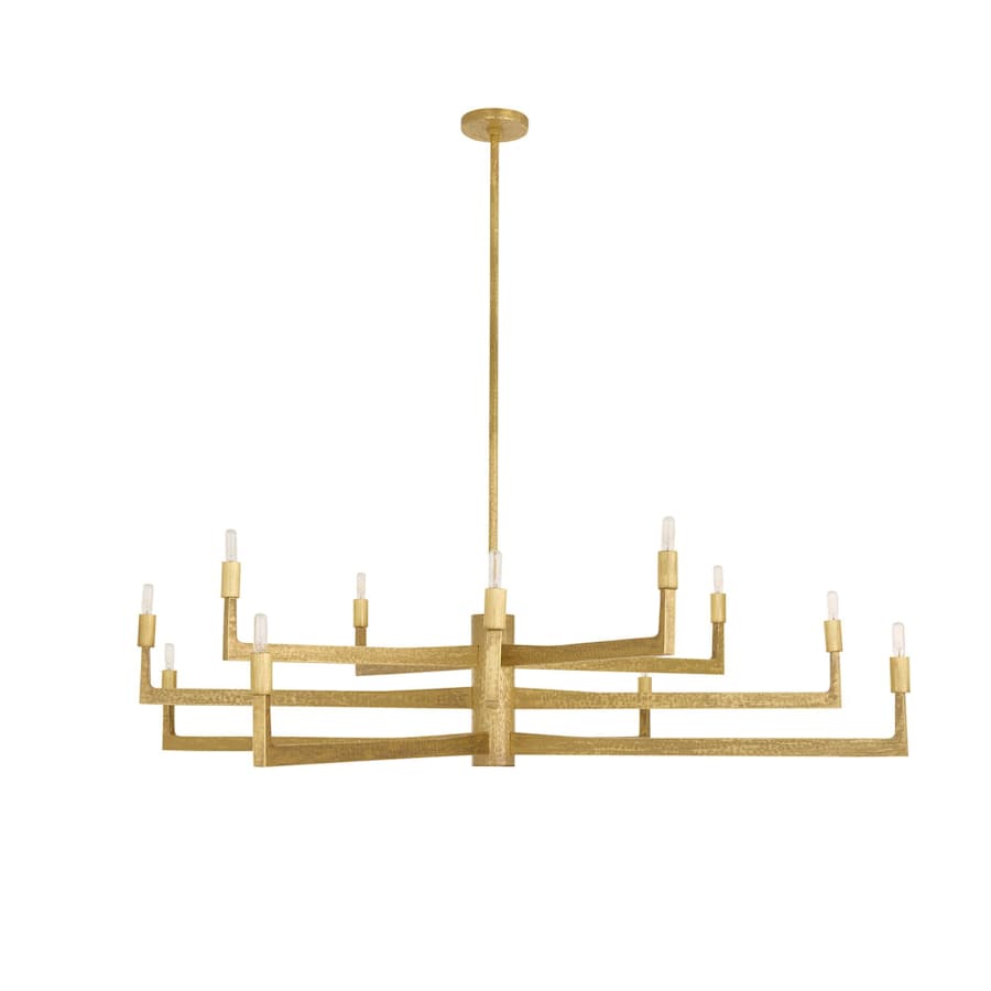 Arteriors Griff Large Chandelier 12 Light 56" Wide Taper Candle Style Chandelier