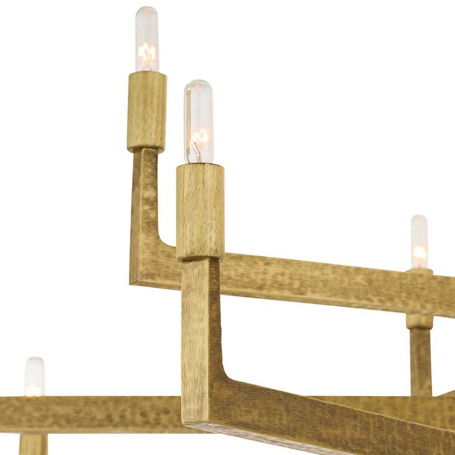 Arteriors Griff Large Chandelier 12 Light 56" Wide Taper Candle Style Chandelier