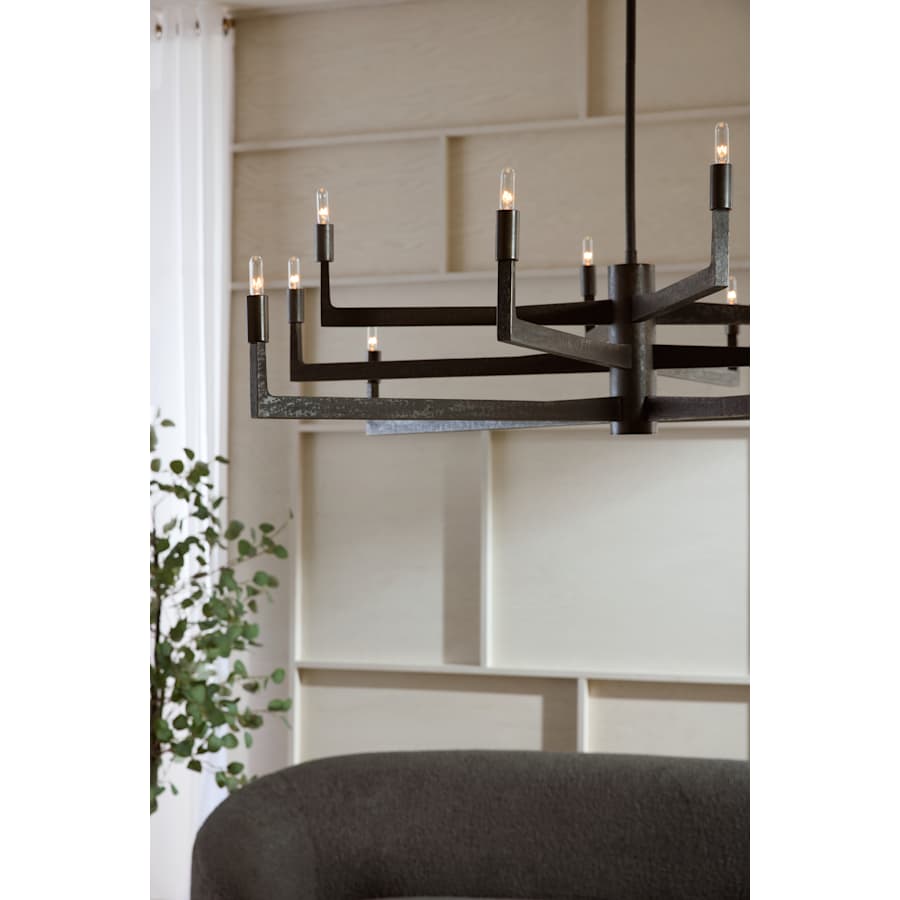 Arteriors Griff Large Chandelier 12 Light 56" Wide Taper Candle Style Chandelier