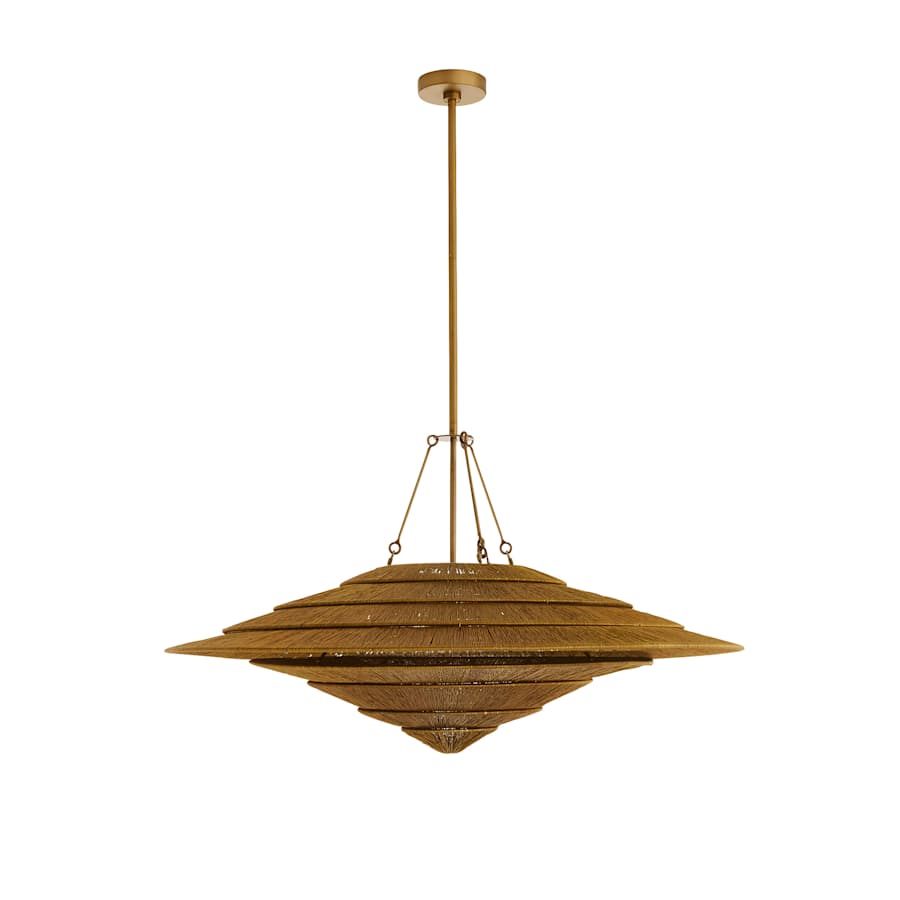 Arteriors Lexa Pendant 3 Light 40" Wide Pendant
