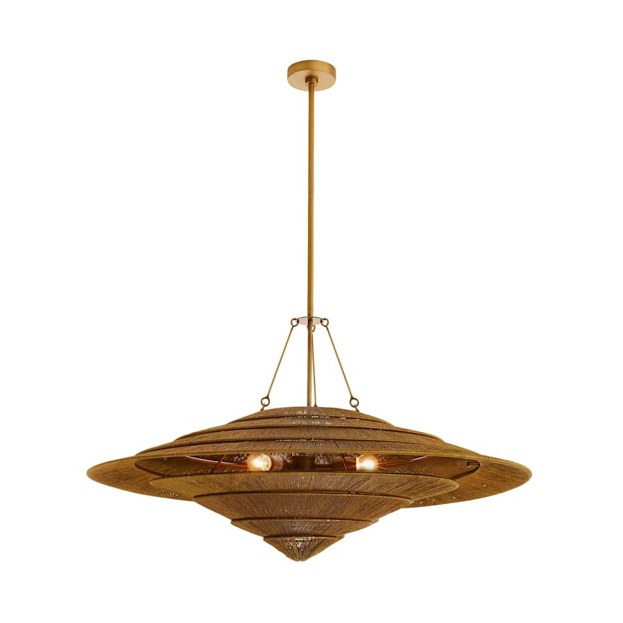 Arteriors Lexa Pendant 3 Light 40" Wide Pendant