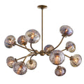 Arteriors Merrick Chandelier 12 Light 39" Wide Abstract Sputnik Chandelier