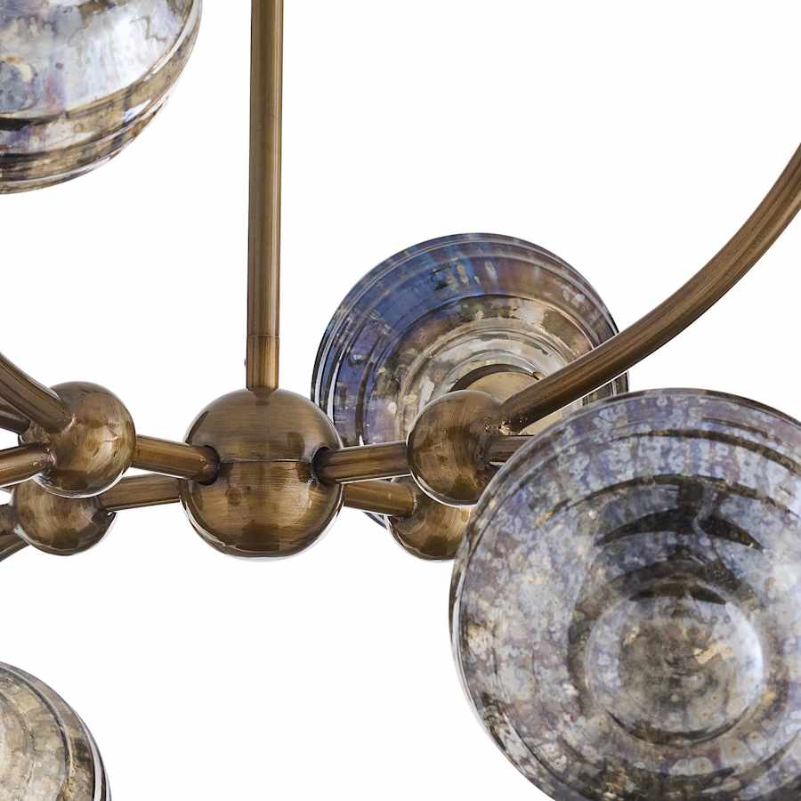 Arteriors Merrick Chandelier 12 Light 39" Wide Abstract Sputnik Chandelier