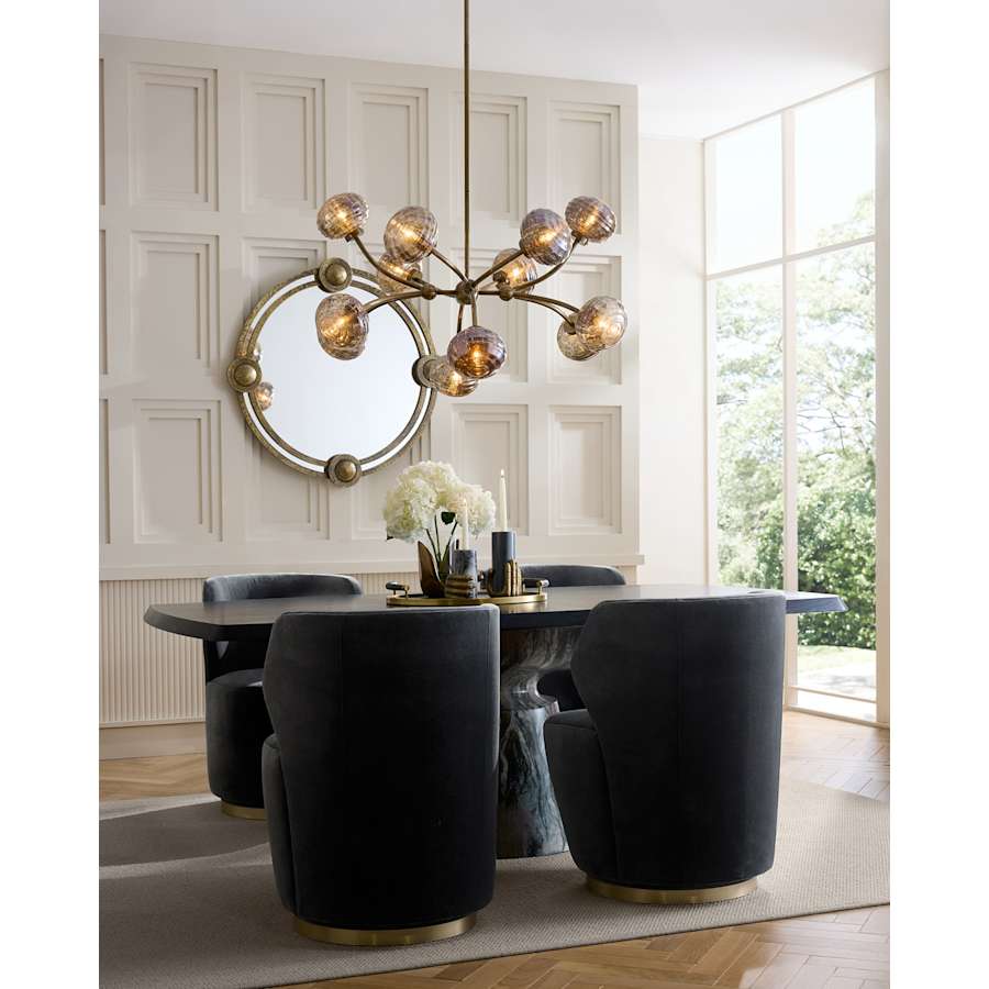 Arteriors Merrick Chandelier 12 Light 39" Wide Abstract Sputnik Chandelier