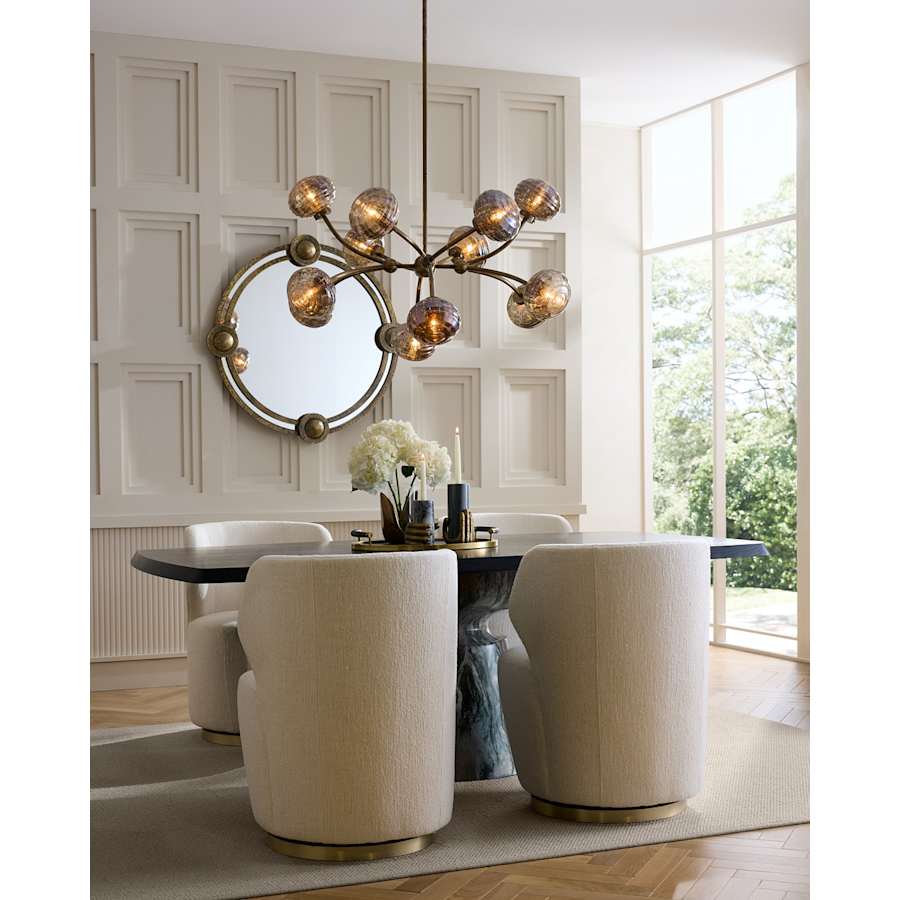 Arteriors Merrick Chandelier 12 Light 39" Wide Abstract Sputnik Chandelier