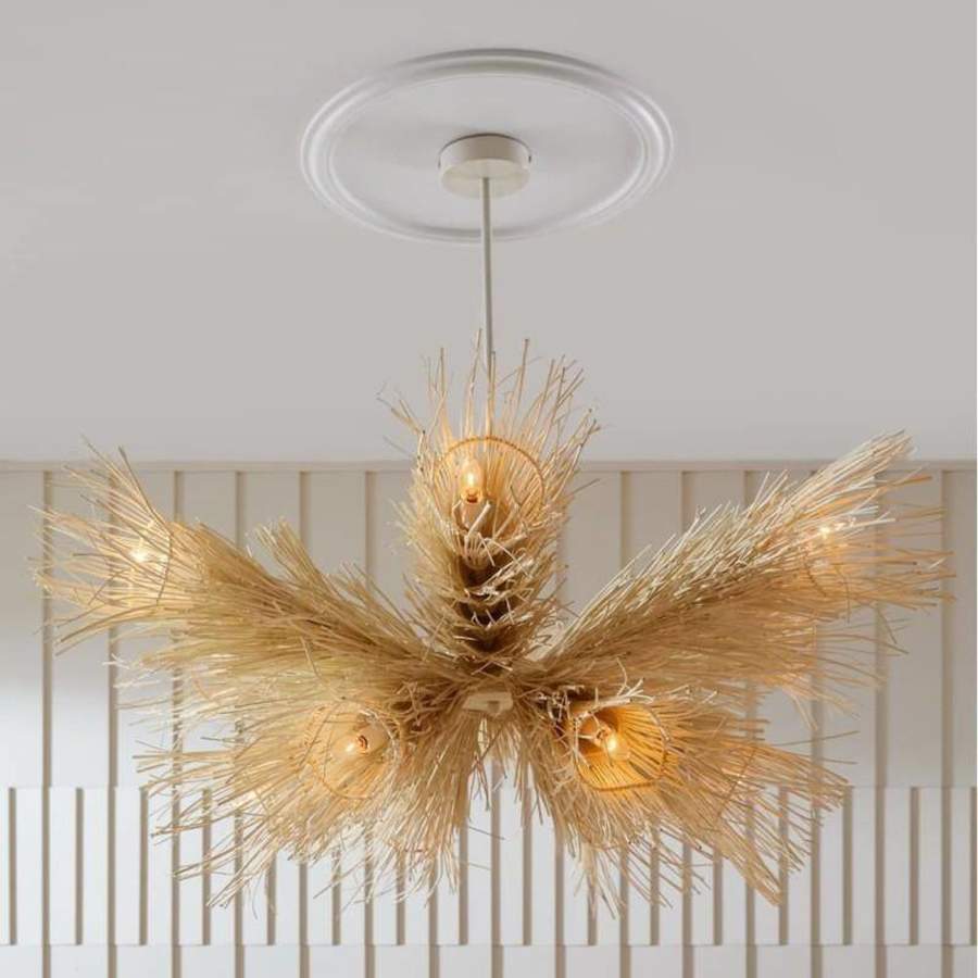 Arteriors Kauai 12 Light 52" Wide Abstract Chandelier