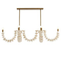 Arteriors Kalama 8 Light 57" Wide Linear Chandelier