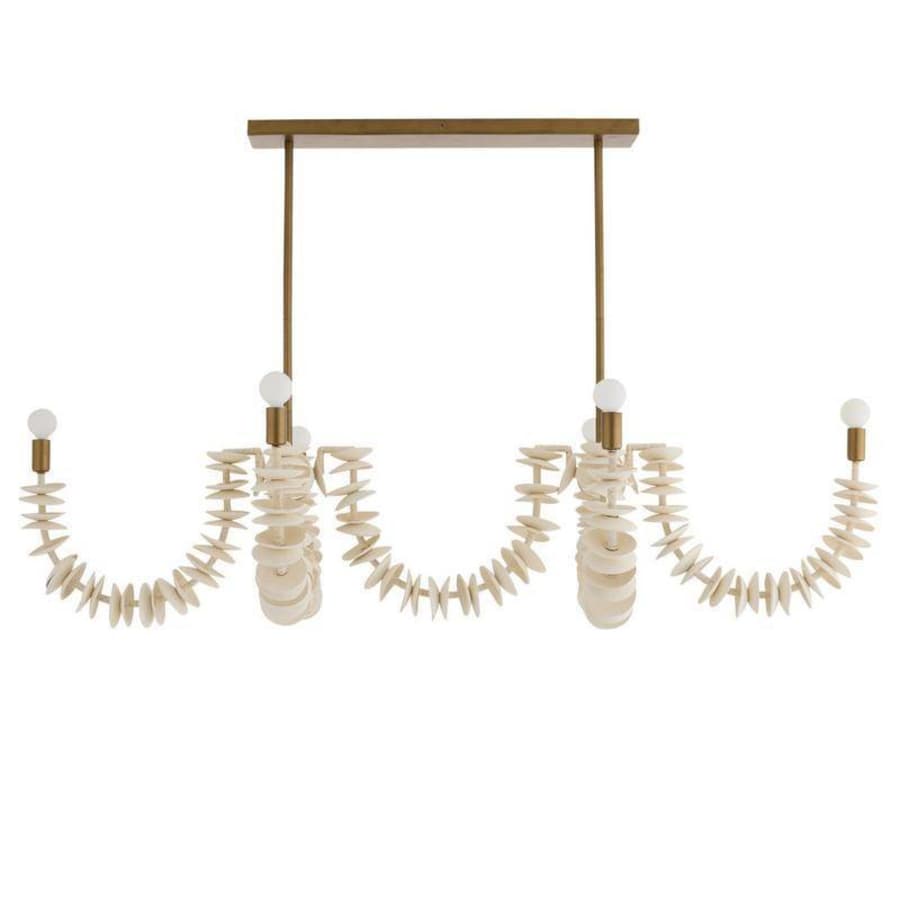 Arteriors Kalama 8 Light 57" Wide Linear Chandelier