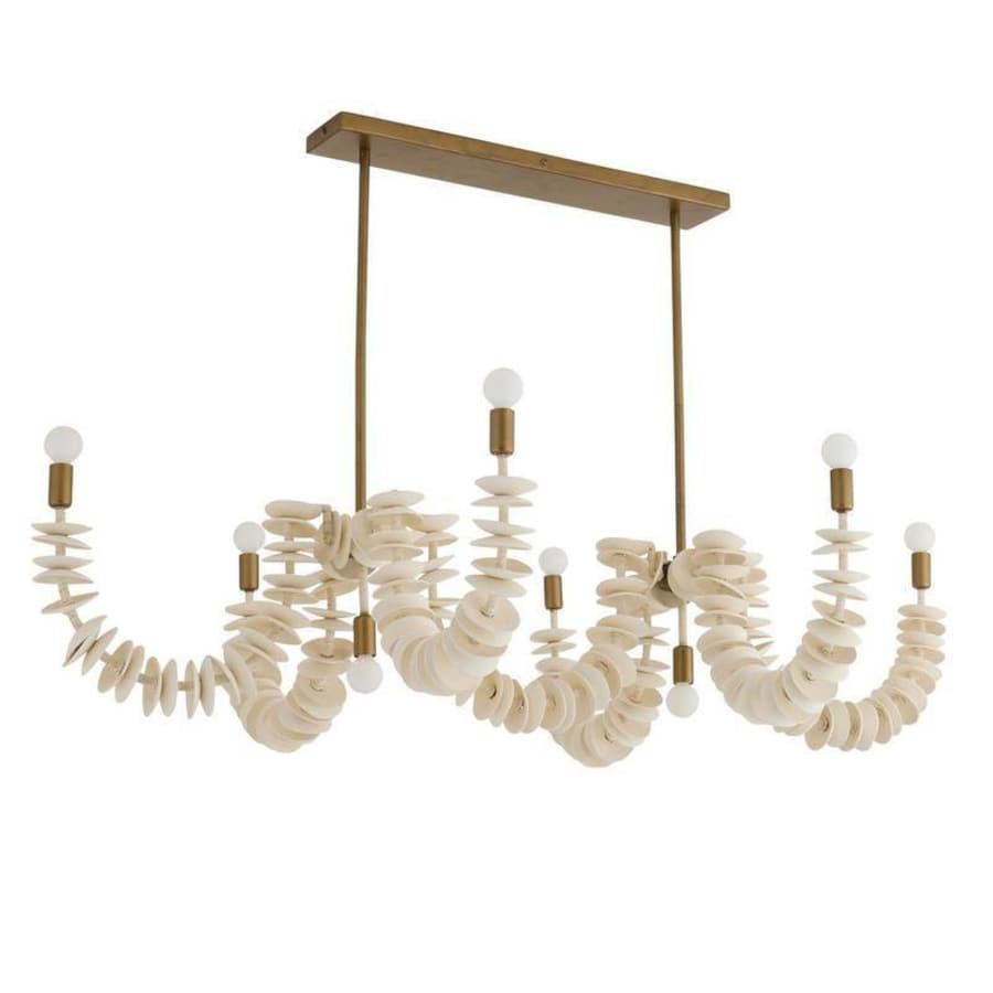 Arteriors Kalama 8 Light 57" Wide Linear Chandelier