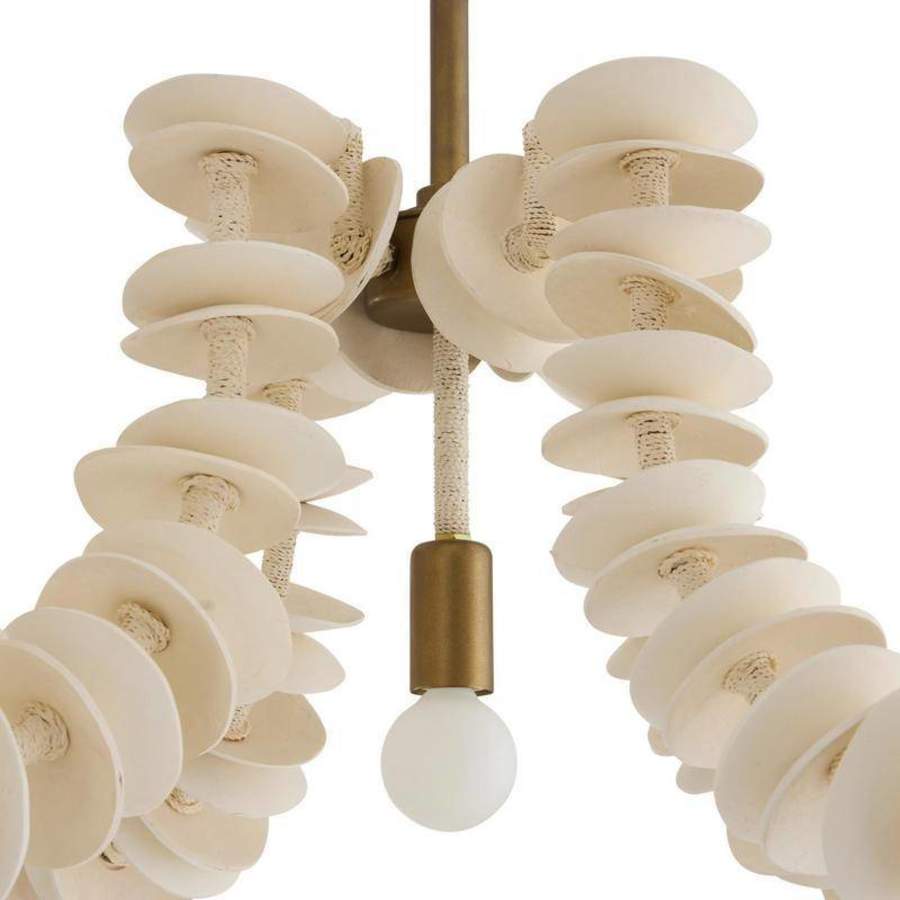 Arteriors Kalama 8 Light 57" Wide Linear Chandelier