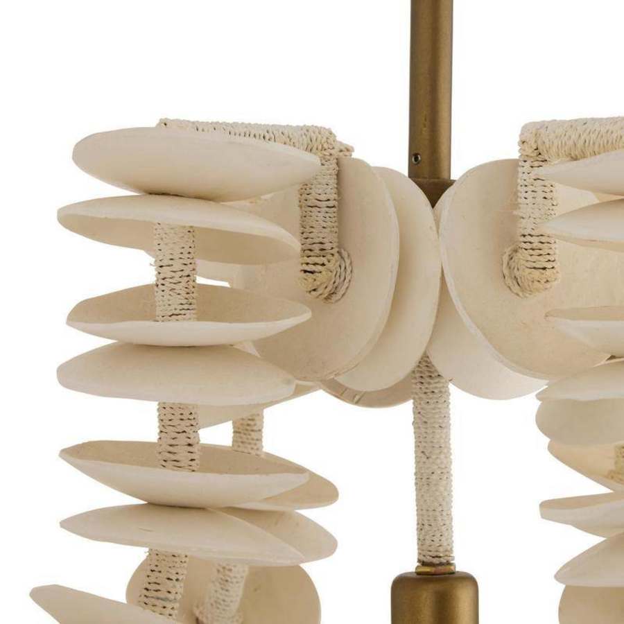 Arteriors Kalama 8 Light 57" Wide Linear Chandelier