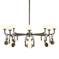 Arteriors Hollins 33" Wide LED Chandelier with Opal Glass Shades