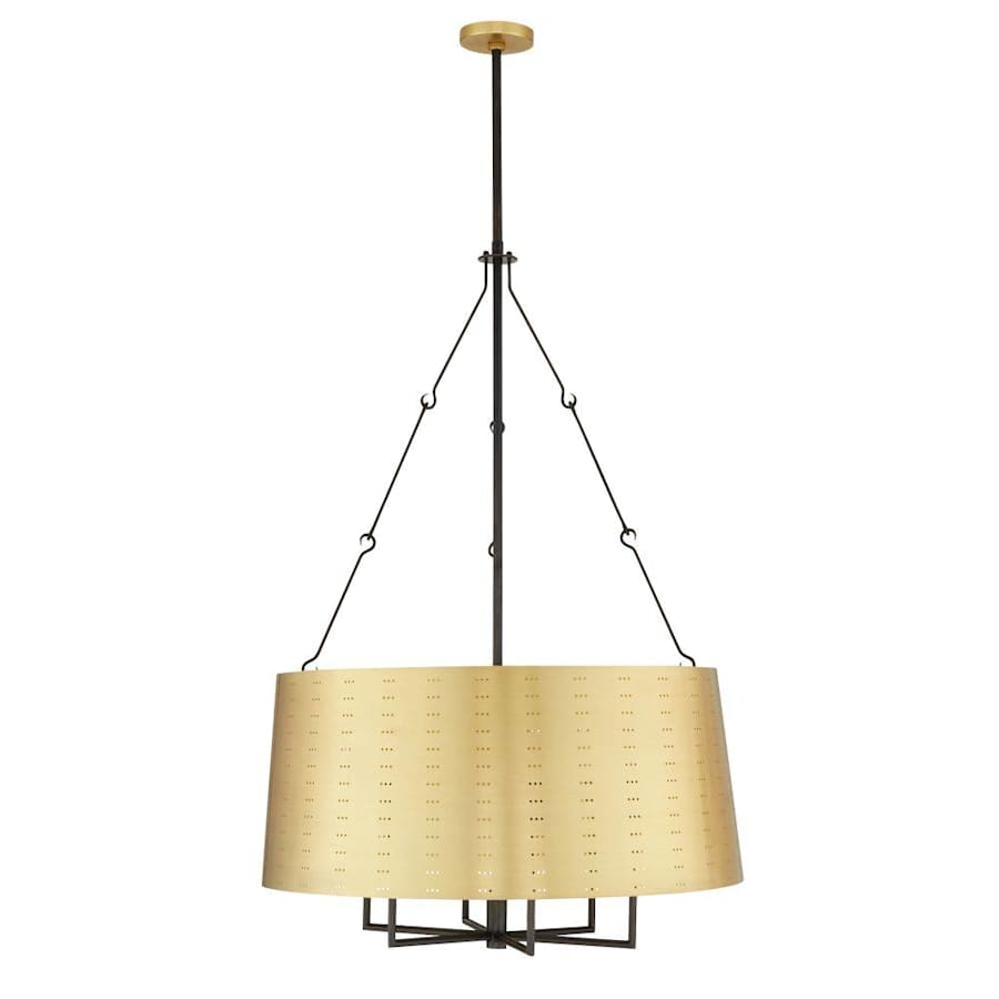 Arteriors Felipe 6 Light 28" Wide Drum Chandelier