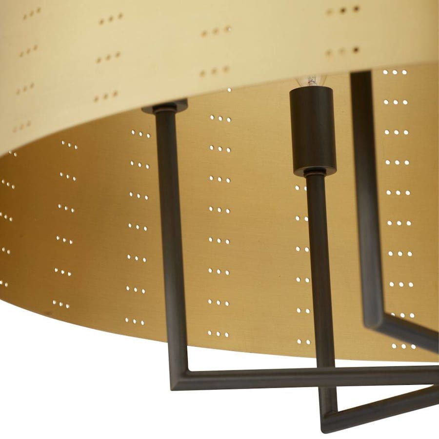 Arteriors Felipe 6 Light 28" Wide Drum Chandelier