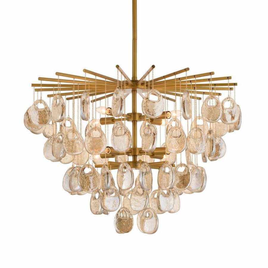 Arteriors Jacqueline 8 Light 32" Wide Waterfall Chandelier