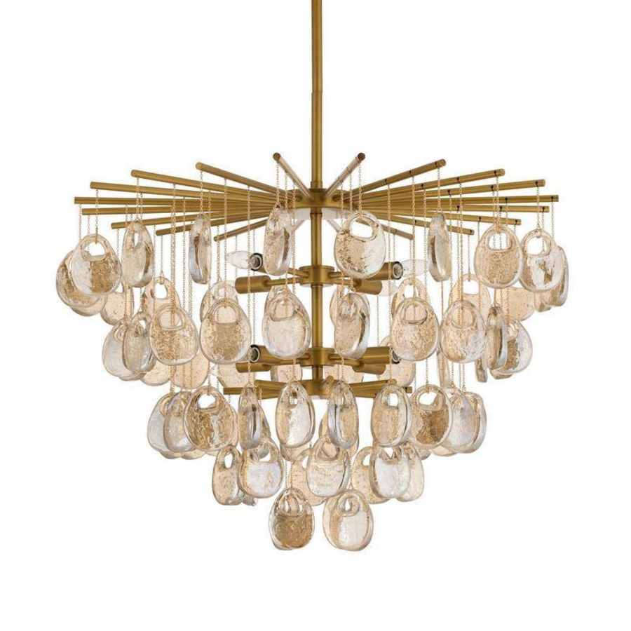 Arteriors Jacqueline 8 Light 32" Wide Waterfall Chandelier