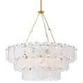 Arteriors Leon Large Chandelier 7 Light 38" Wide Waterfall Chandelier