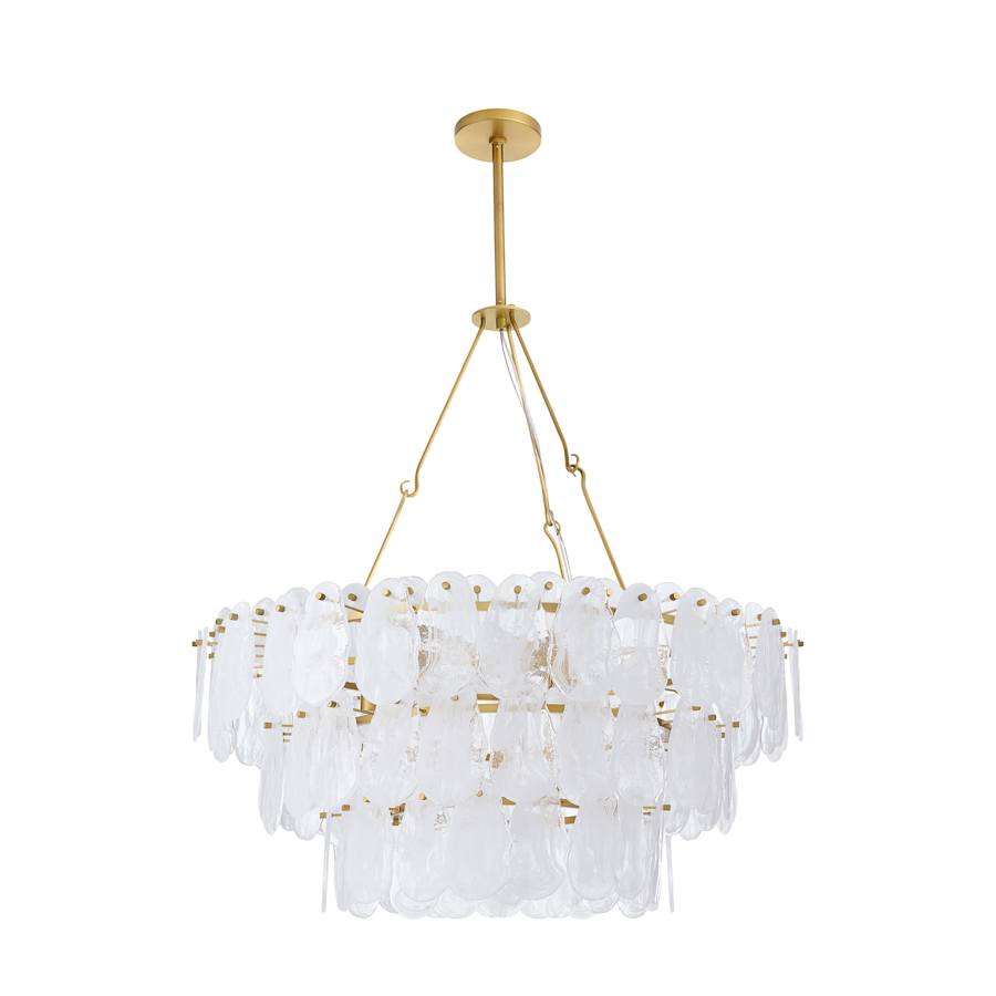 Arteriors Leon Large Chandelier 7 Light 38" Wide Waterfall Chandelier