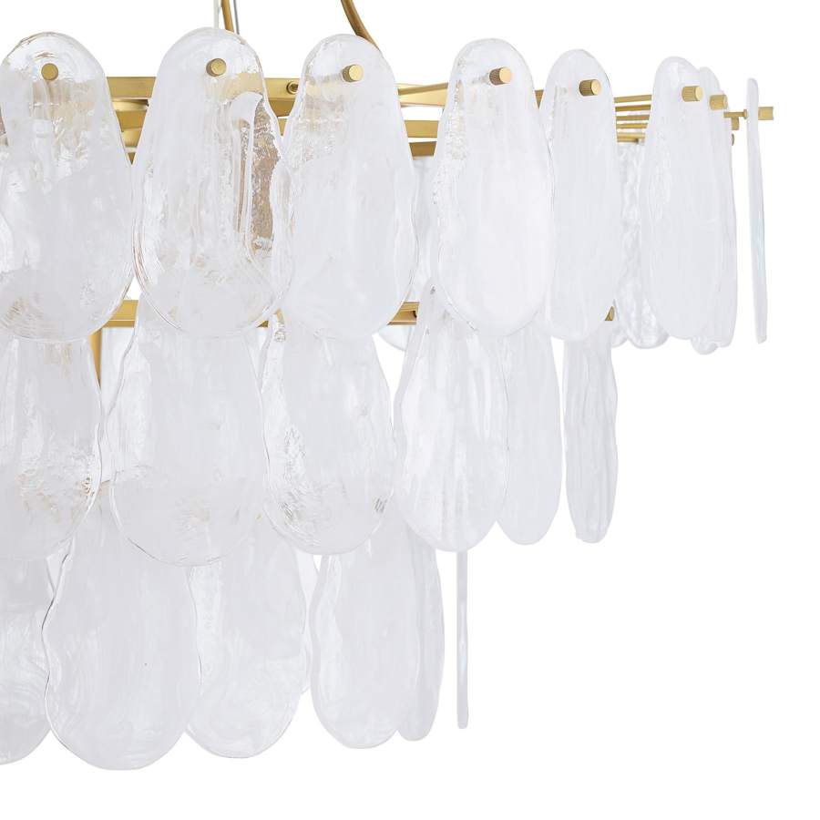Arteriors Leon Large Chandelier 7 Light 38" Wide Waterfall Chandelier