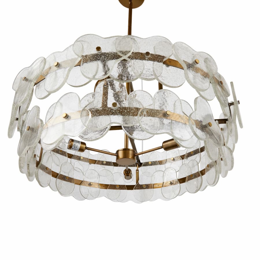 Arteriors Cascade 4 Light 26" Wide Ring Chandelier
