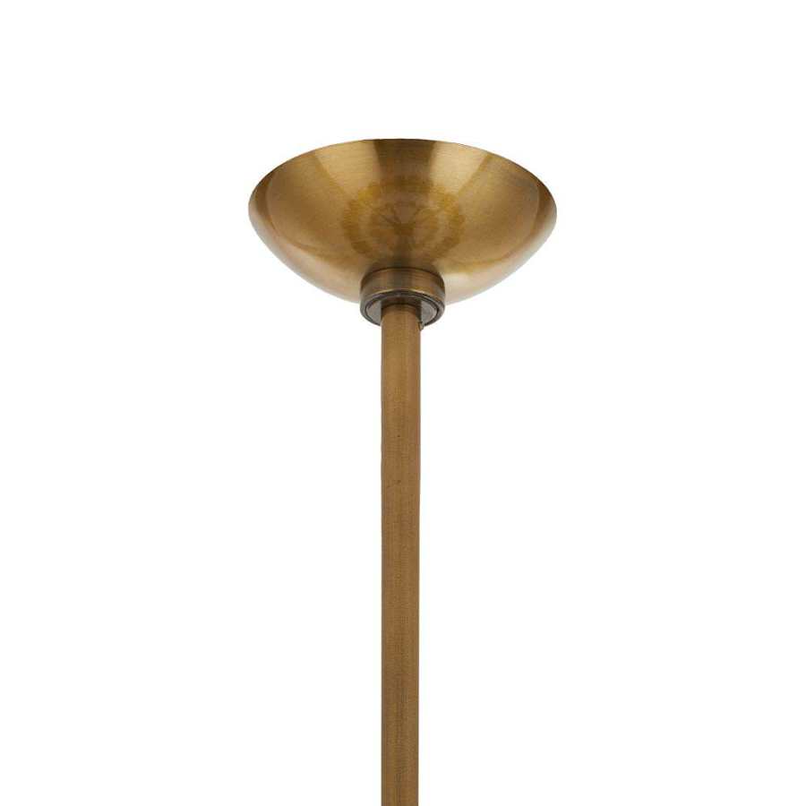 Arteriors Faramond 10 Light 35" Wide Waterfall Chandelier with Iron and Hammered Glass Shades