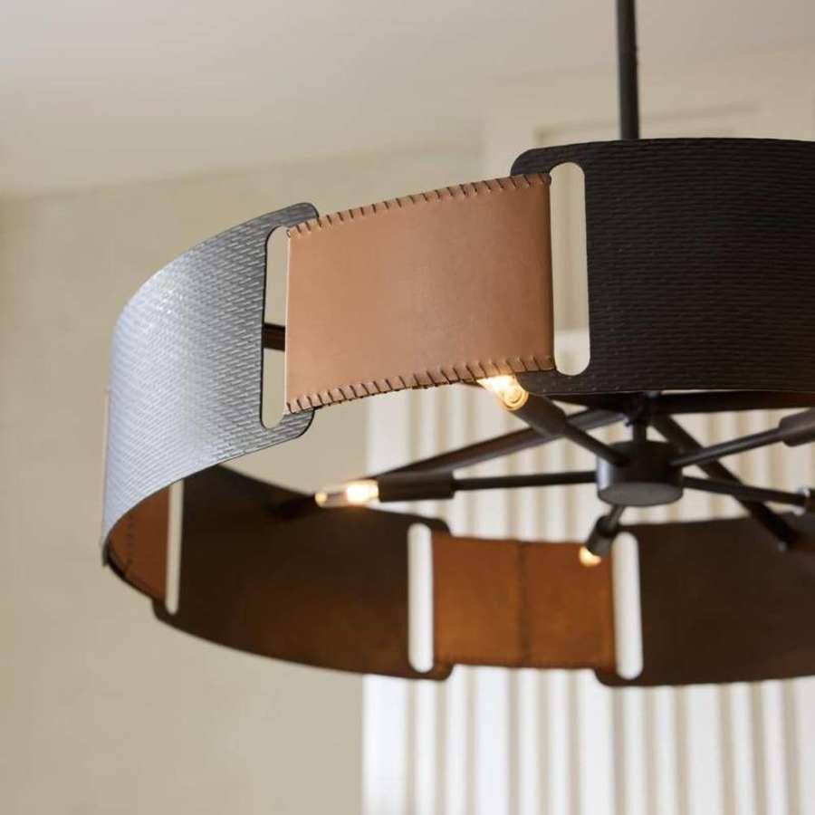 Arteriors Ivan 5 Light 37" Wide Drum Chandelier