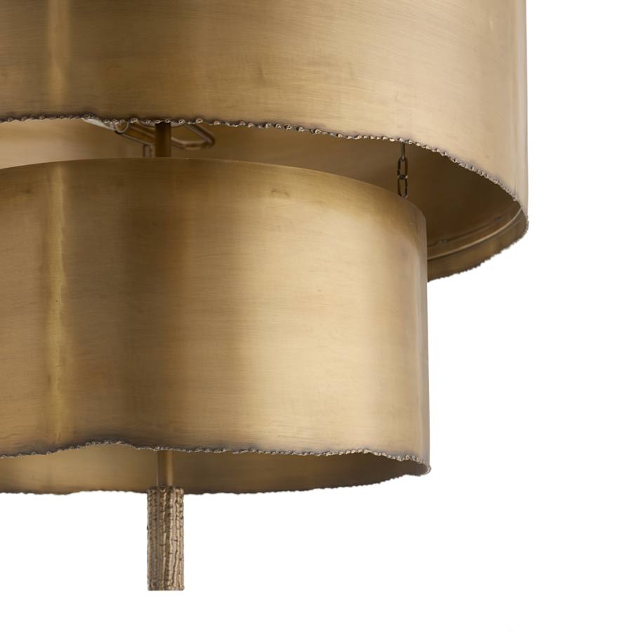 Arteriors Leonardo Chandelier 4 Light 28" Wide Drum Chandelier