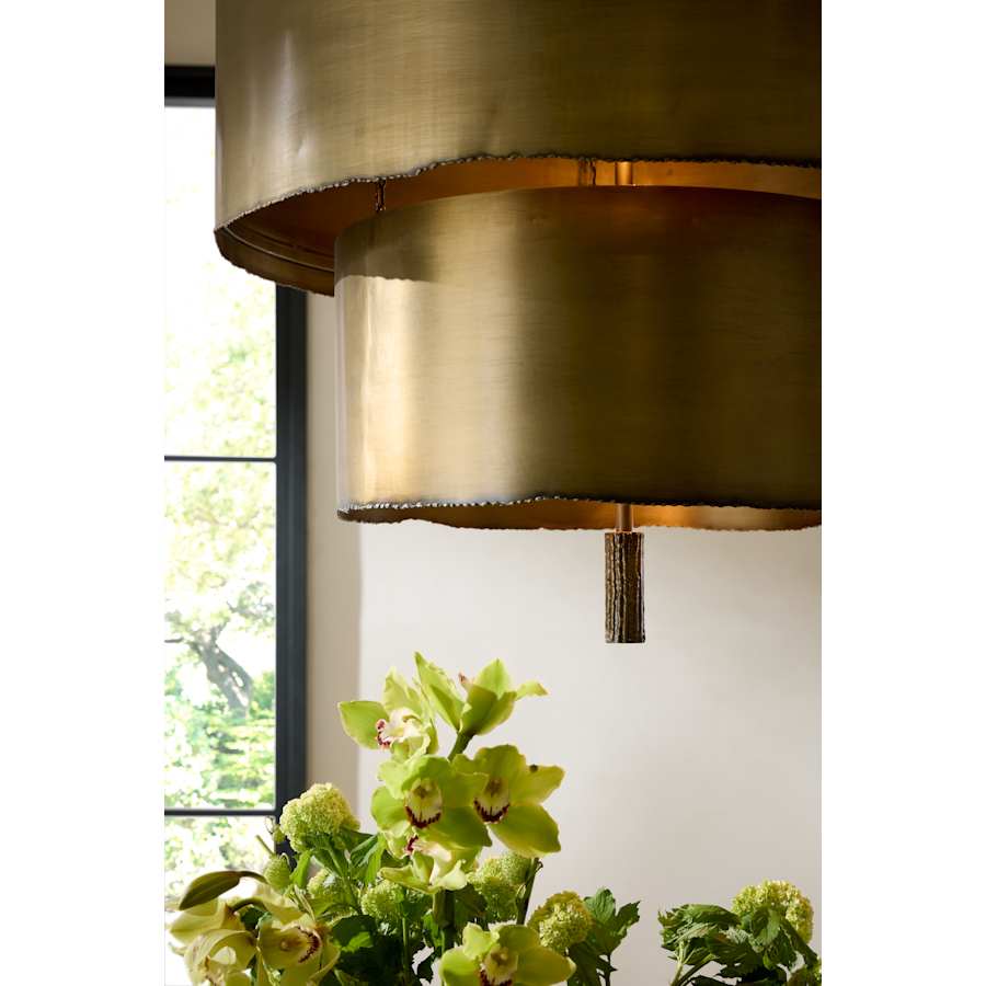 Arteriors Leonardo Chandelier 4 Light 28" Wide Drum Chandelier